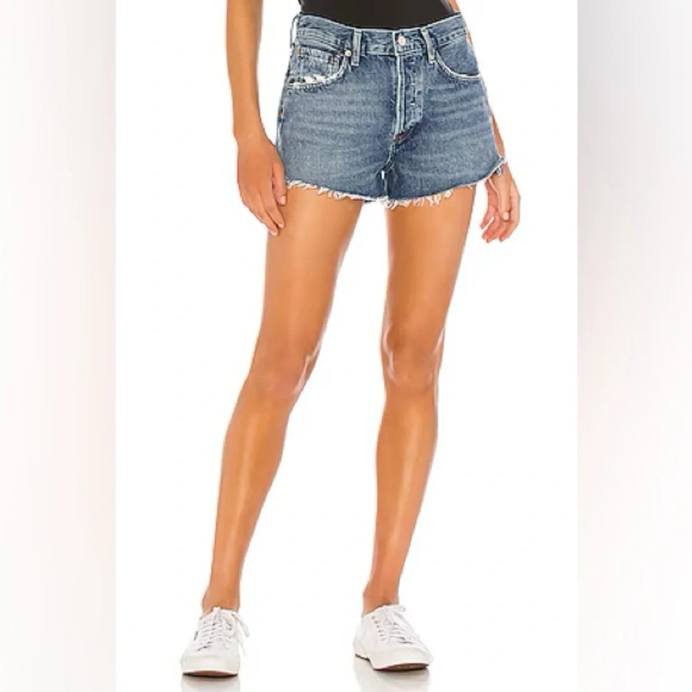 Agolde Parker Vintage Cut Off Short in Lowkey size 28